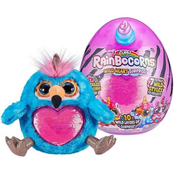 Rainbocorns Series 3 Wild Heart TOUCAN Surprise Mystery Egg Plush