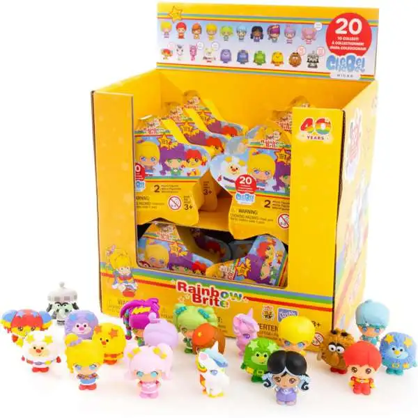 Rainbow Brite CheeBee Micro Figure 1.5-Inch Mystery Box [12 Packs]