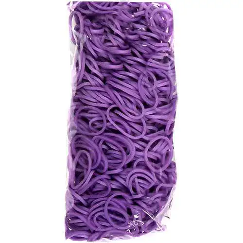 Rainbow Loom Purple Rubber Bands Refill Pack RL25 [600 Count]