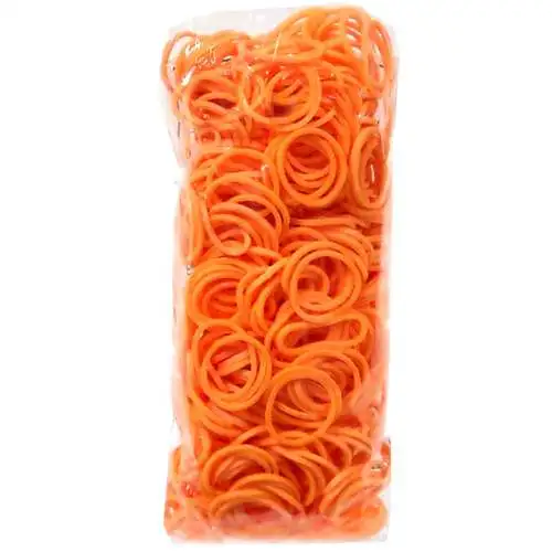 Rainbow Loom Neon Orange Rubber Bands Refill Pack RL19 [600 Count]
