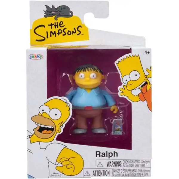 The Simpsons Scaled Figures Wave 3 Ralph Wiggum 2.5-Inch Mini Figure [with Valentine's Card]