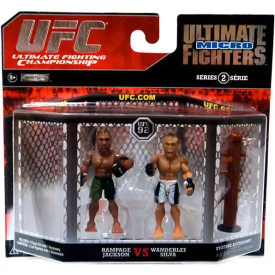 UFC Ultimate Micro Fighters Series 2 Quinton Jackson vs. Wanderlei Silva Mini Figure 2-Pack