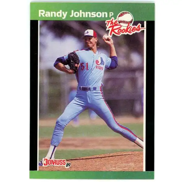 MLB 1989 Donruss The Rookies Randy Johnson #43