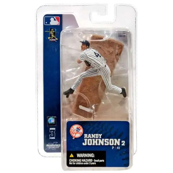 McFarlane Toys MLB New York Yankees Sports Picks Baseball 3 Inch Mini Series 3 Randy Johnson Mini Figure