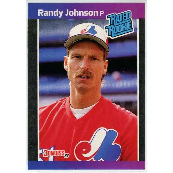 MLB 1989 Donruss Randy Johnson #42 [Rated Rookie]