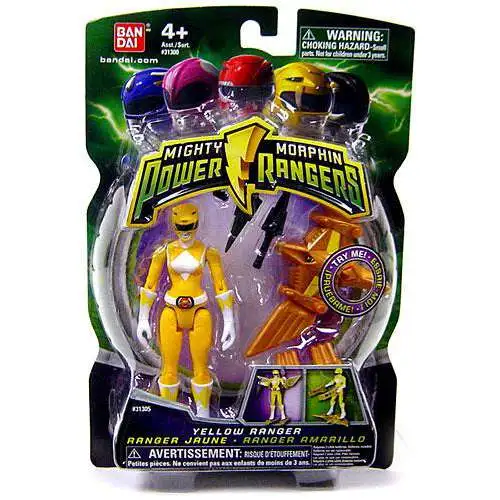 Power Rangers Mighty Morphin 2009 Yellow Ranger Action Figure