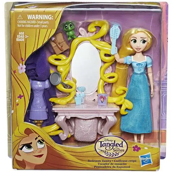 Disney Tangled The Series Rapunzel Bedroom Vanity Figure Set [Damaged Package]
