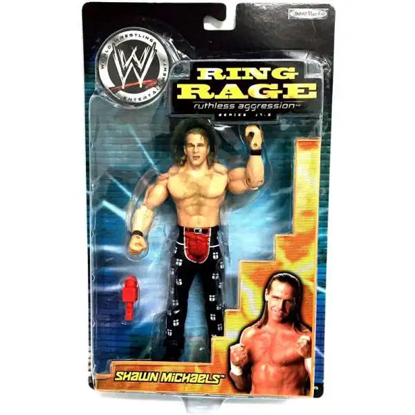 WWE Wrestling Ruthless Aggression 17.5 Ring Rage Shawn Michaels Action Figure
