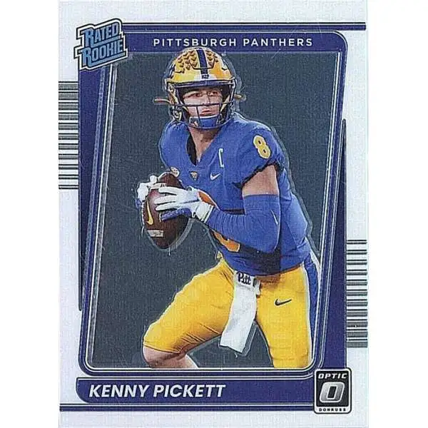 NFL Pittsburgh Panthers 2022 Chronicles Donruss Optic Draft Picks Football Kenny Pickett #7 [Rated Rookie]