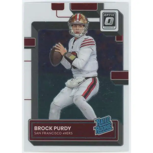 NFL San Francisco 49ers 2022 Donruss Optic Football Brock Purdy #277 [Rated Rookie]