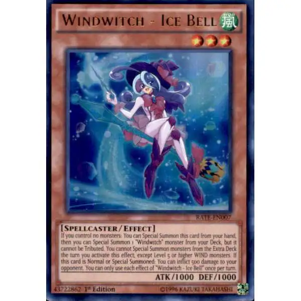 YuGiOh Raging Tempest Ultra Rare Windwitch - Ice Bell RATE-EN007
