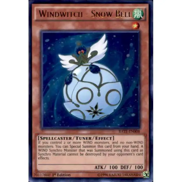 YuGiOh Raging Tempest Ultra Rare Windwitch - Snow Bell RATE-EN008