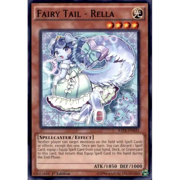 YuGiOh Raging Tempest Common Fairy Tail - Rella RATE-EN035