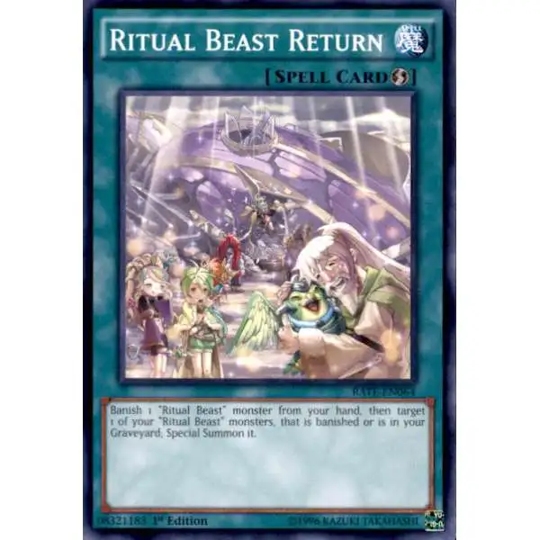 Ritual Beast’s Bond THSF-EN031 1st Edition Super Rare VLP Yugioh 