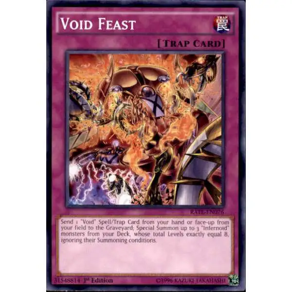 YuGiOh Raging Tempest Common Void Feast RATE-EN076