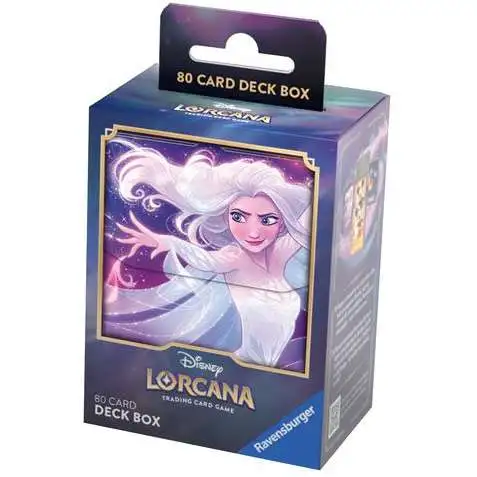 Disney Lorcana Trading Card Game The First Chapter Elsa Deck Box [Holds 80 Sleeved Cards!]