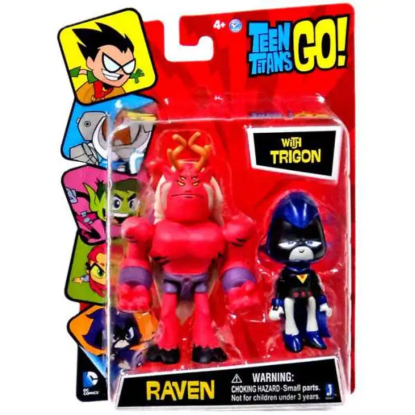 Teen Titans Go! Raven with Trigon 3-Inch Mini Figure 2-Pack
