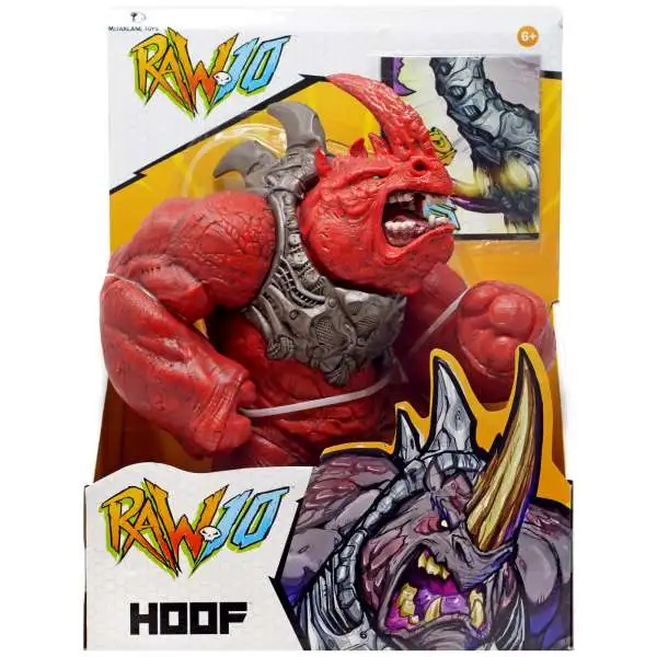 McFarlane Toys Raw10 Hoof Action Figure [Red, Chase Version]