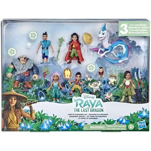 Disney Raya and the Last Dragon Land of Kumandra Exclusive 8-Figure Set