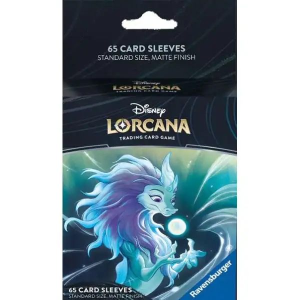 Disney Lorcana Trading Card Game Rise of the Floodborn Raya and the Last Dragon Sisu Sleeves [65 Sleeves]