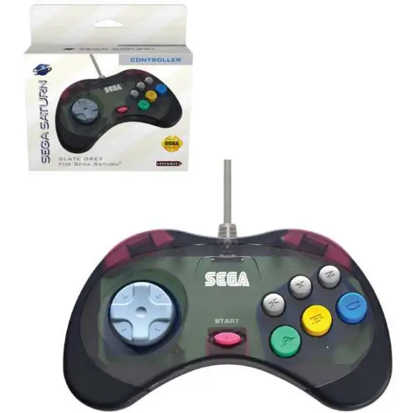 Sega Saturn Wired Original Port Controller [Slate Grey]