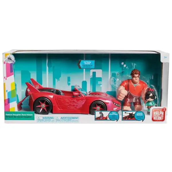 Disney Wreck-It Ralph 2: Ralph Breaks the Internet Feature Slaughter Race Exclusive Figure & Vehicle Set