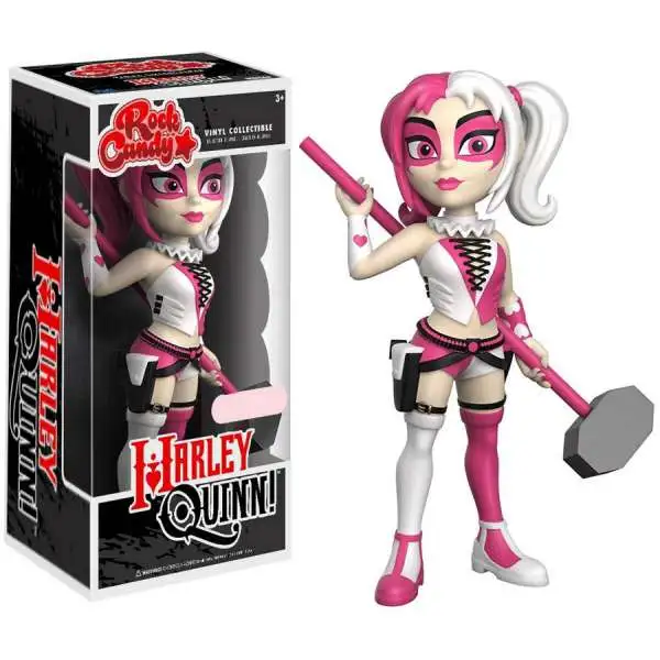 Funko DC Rock Candy Harley Quinn Exclusive Vinyl Figure [Pink & White]