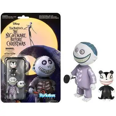 Funko Nightmare Before Christmas ReAction Barrel with Scary Teddy Action Figure [Damaged Package]