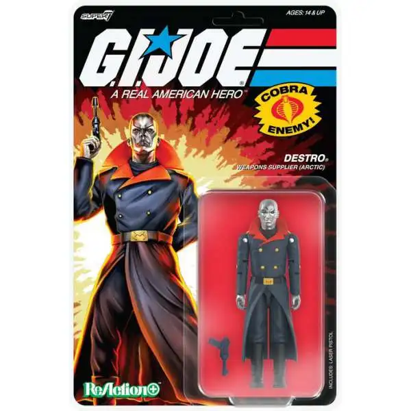 GI Joe ReAction+ Destro Action Figure [Weapons Supplier (Arctic), Movie]