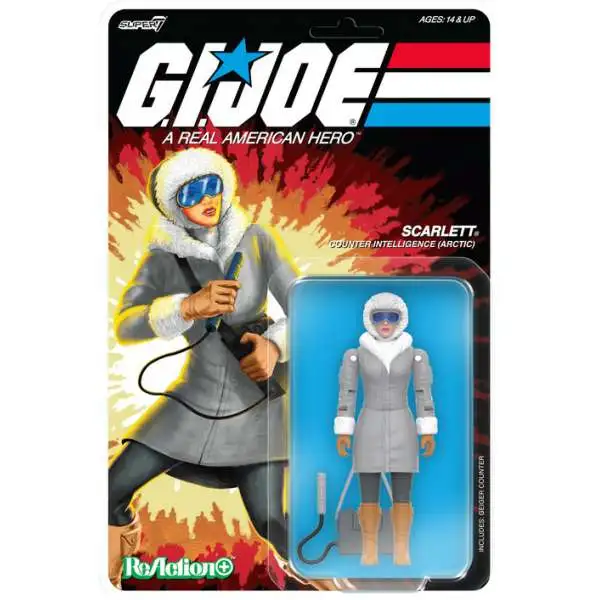 GI Joe ReAction+ Scarlett Action Figure [Arctic]