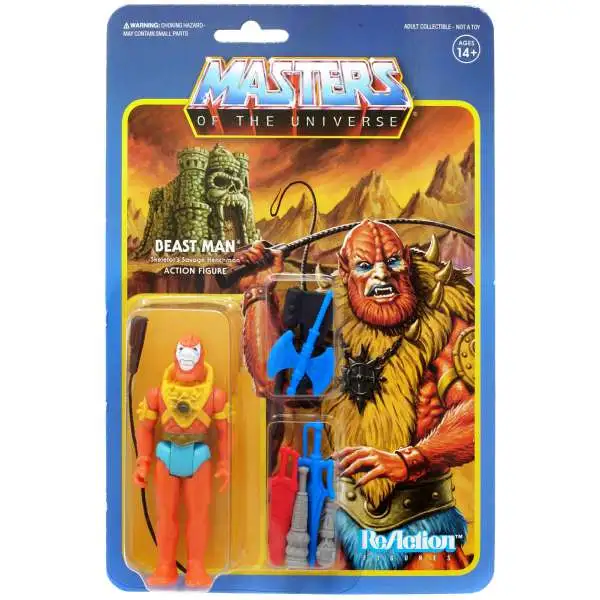 Masters of the Universe ReAction Beast Man Action Figure