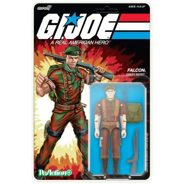 ReAction GI Joe Wave 3 Lt. Falcon Action Figure [Movie Collection]
