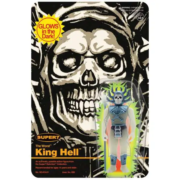 ReAction The Worst King Hell Exclusive Action Figure [REMCO Glow]