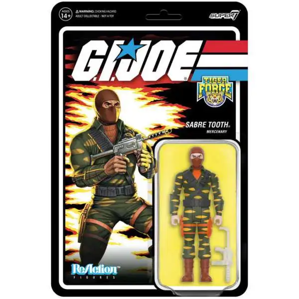 ReAction GI Joe Wave 8 Sabre Tooth Action Figure