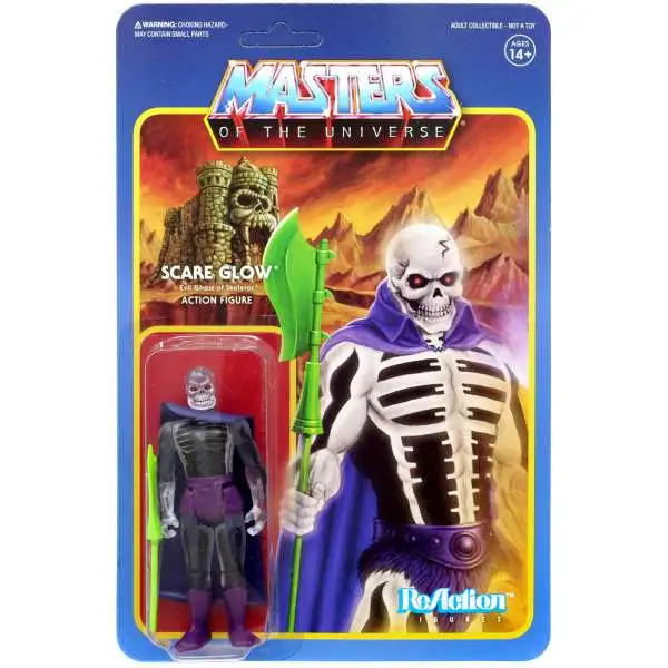 Masters of the Universe ReAction Scare Glow Action Figure [Translucent]