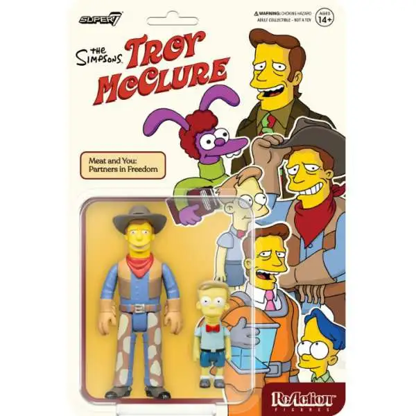 ReAction The Simpsons Wave 2 Troy McClure Action Figure [Meat and You: Partners in Freedom]