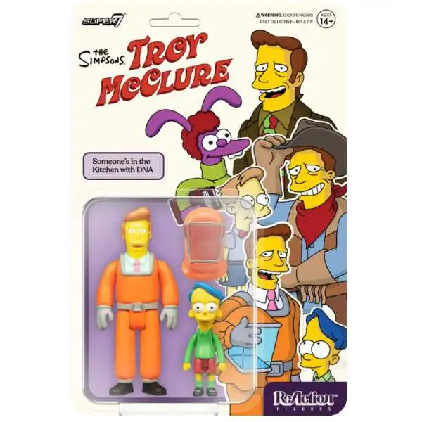 ReAction The Simpsons Wave 2 Troy McClure Action Figure [Someone's in the Kitchen With DNA]