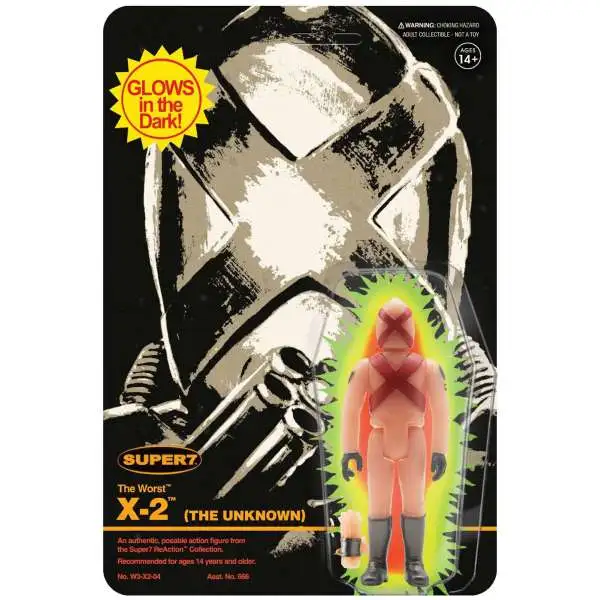 ReAction The Worst X-2 Action Figure [REMCO Glow]