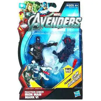 Marvel Avengers Concept Series Reactron Armor Iron Man Mark VI Action Figure