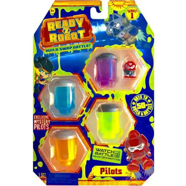 Ready2Robot Pilots Series 1 Style 2 Mystery 4-Pack