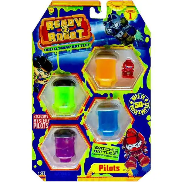 Ready2Robot Pilots Series 1 Style 4 Mystery 4-Pack