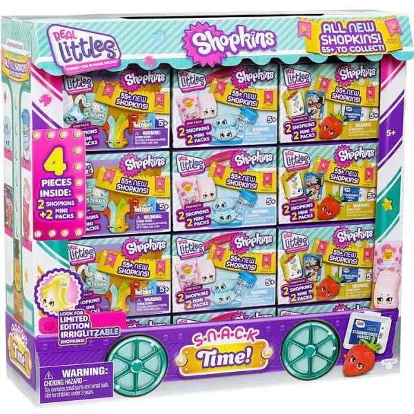 Shopkins Real Littles Series 17 Snack Time! Mystery Box [24 Packs] (Pre-Order ships June)