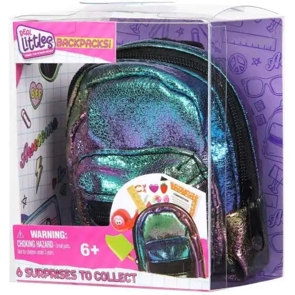 Shopkins Real Littles Backpacks! Series 1 Mystery Pack [1 RANDOM Mini Backpack & 6 Surprises]