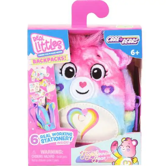 Care Bears Real Littles Backpacks! Togetherness Bear Pack [1 Mini Backpack & 6 Stationary Surprises]
