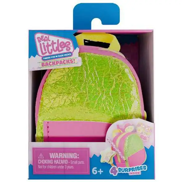 Real Littles Neon Backpack Series 1 Mystery Pack [1 RANDOM Backpack]
