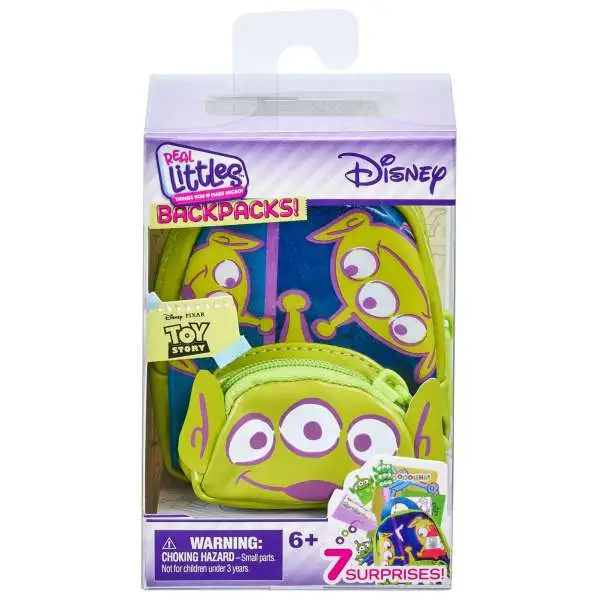 Shopkins Real Littles Disney Backpacks! Series 1 Alien Mystery Pack [7 Surprises!]