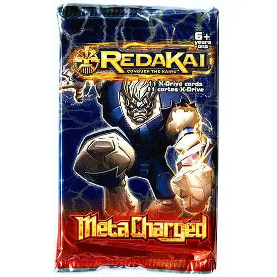 Redakai Conquer The Kairu Series Meta Charged 25 Cards Blast 3D Tin Spin  Master