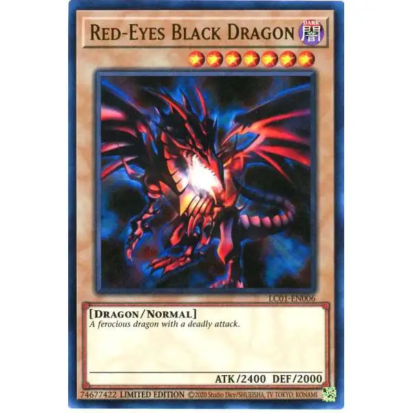 YuGiOh Trading Card Game Legendary Collection 25th Anniversary Edition Ultra Rare Red-Eyes Black Dragon