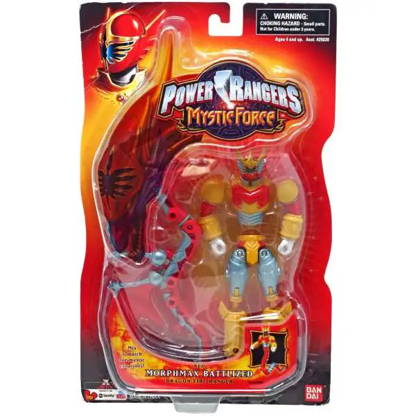 Power Rangers Mystic Force Red Morphmax Battlized Dragon Fire Ranger Action Figure