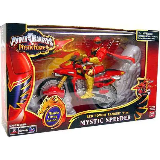 Power Rangers Mystic Force Red Power Ranger with Mystic Speeder Action Figure